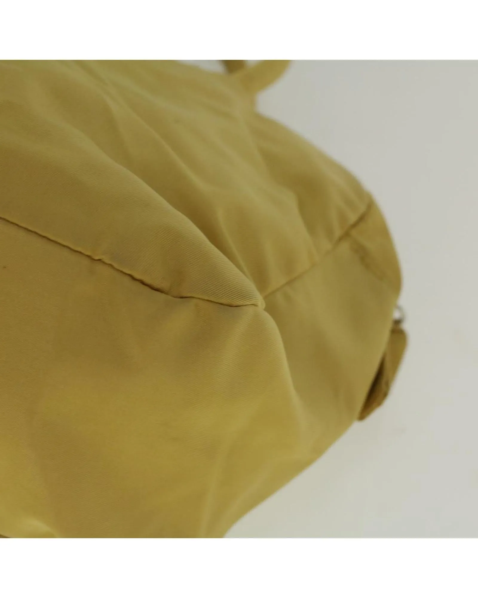 Nylon Yellow Hand Bag by Prada