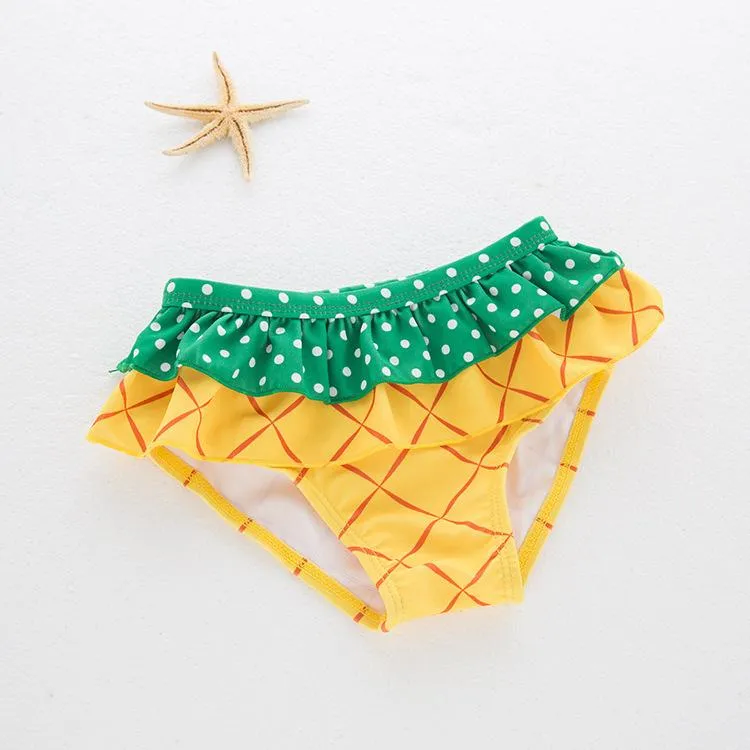 Pineapple Pattern Swimsuit for Toddler/Kid Girls