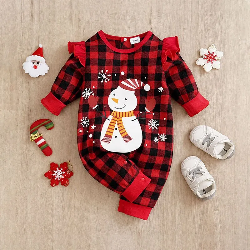 Premium Cotton 8 Different Christmas Design Jumpsuits