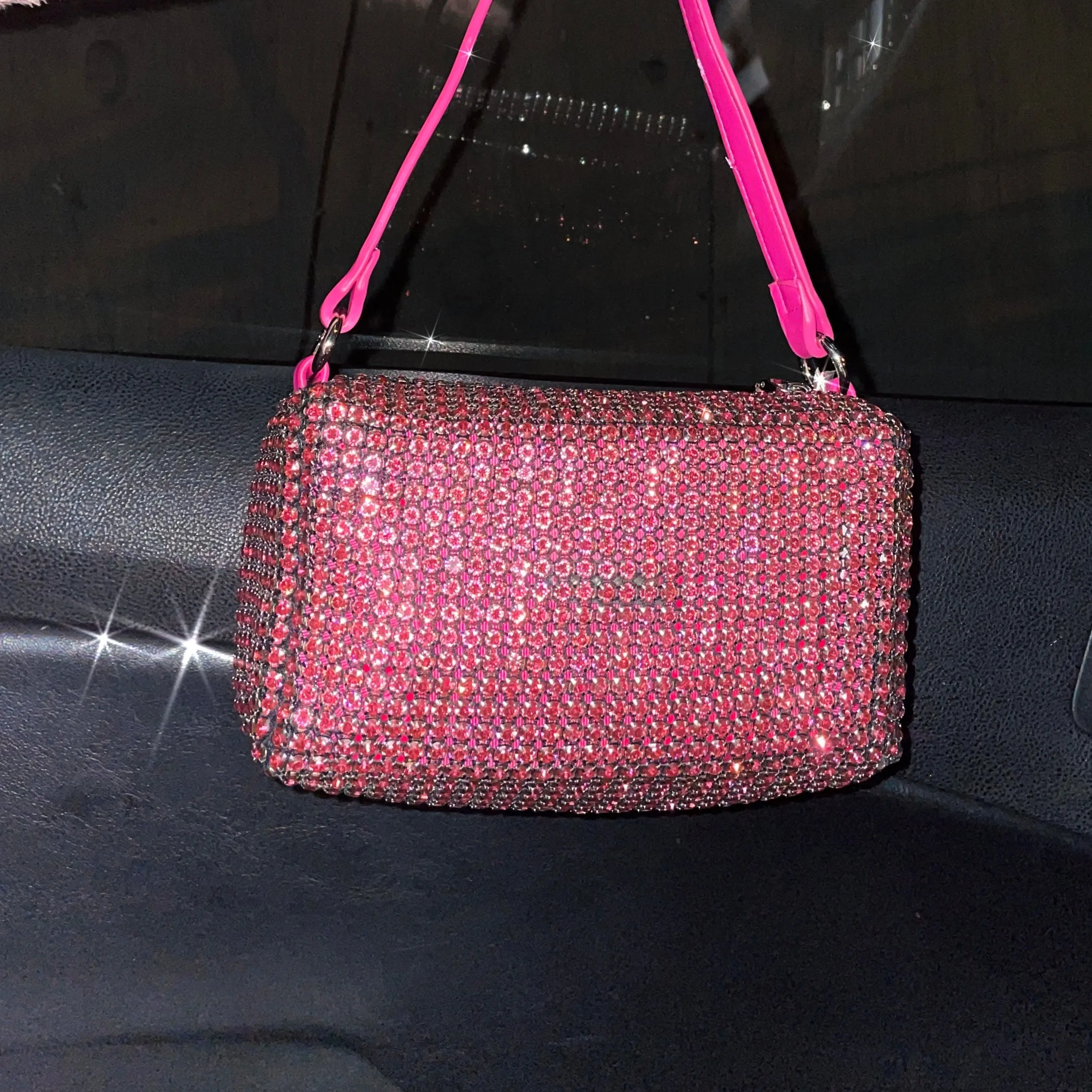 Raspberry Bling Mini Bag