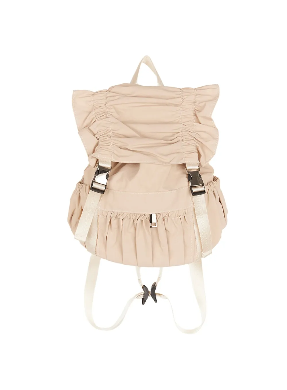 Shirred Buckle Waterproof Backpack CM511