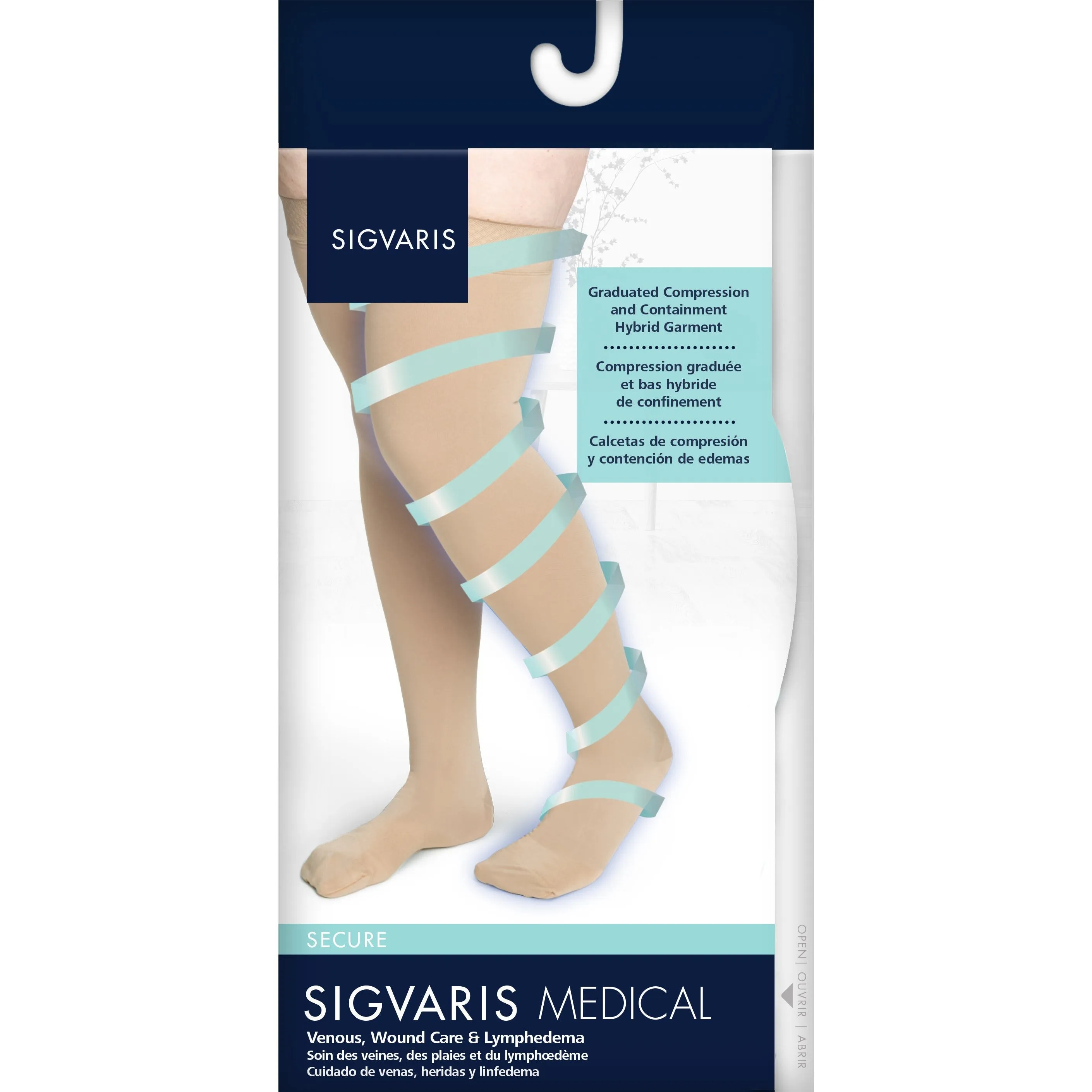 Sigvaris Secure Women's Thigh High 20-30 mmHg