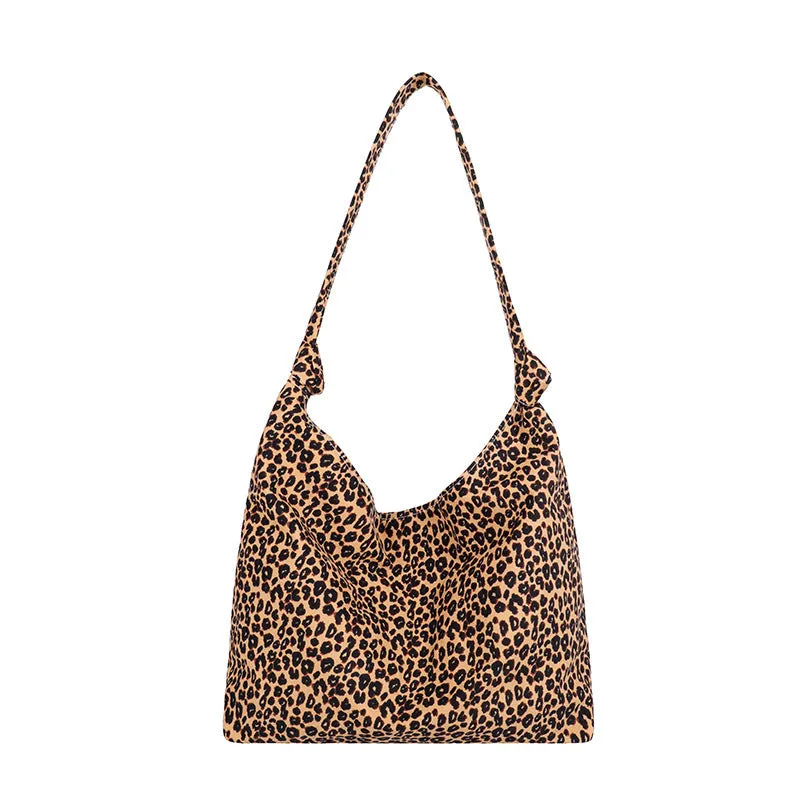 Stylish Women's Leopard Print Shoulder Bag | Large Capacity Fashion Statement