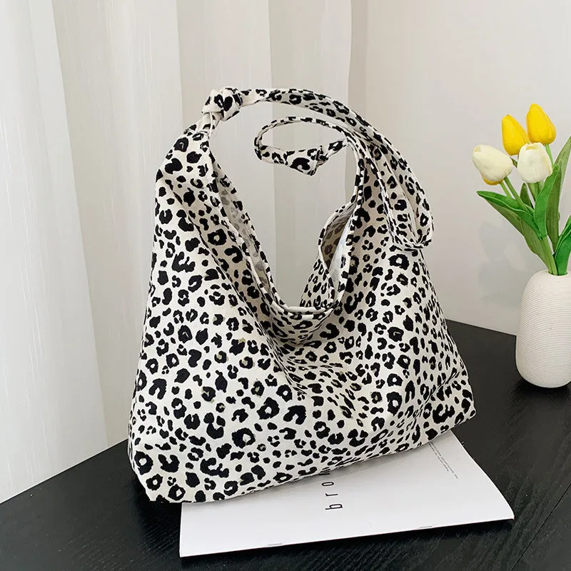 Stylish Women's Leopard Print Shoulder Bag | Large Capacity Fashion Statement