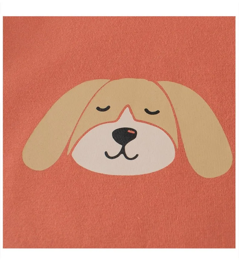 Toddler/Kid Cute Puppy Print Long Sleeve Shirt (2 Colors)