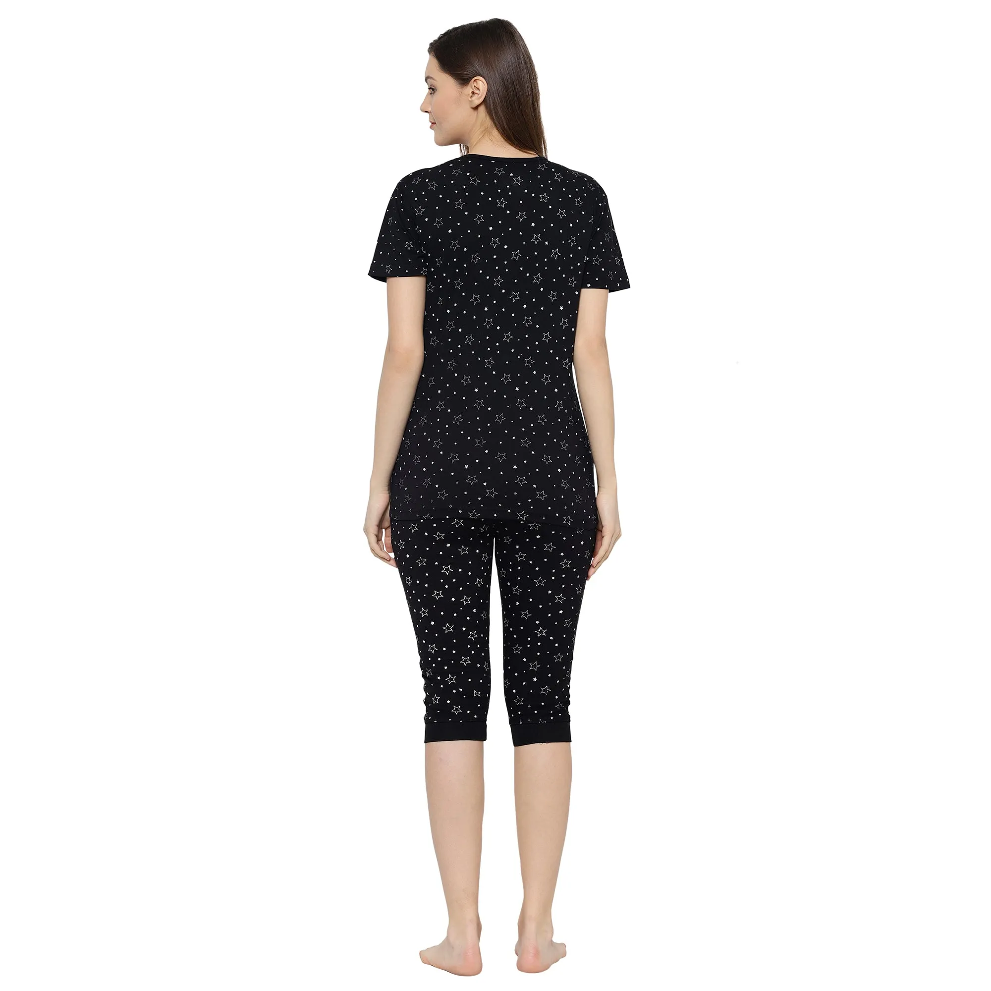 Vimal Jonney Black Women's Night Suit