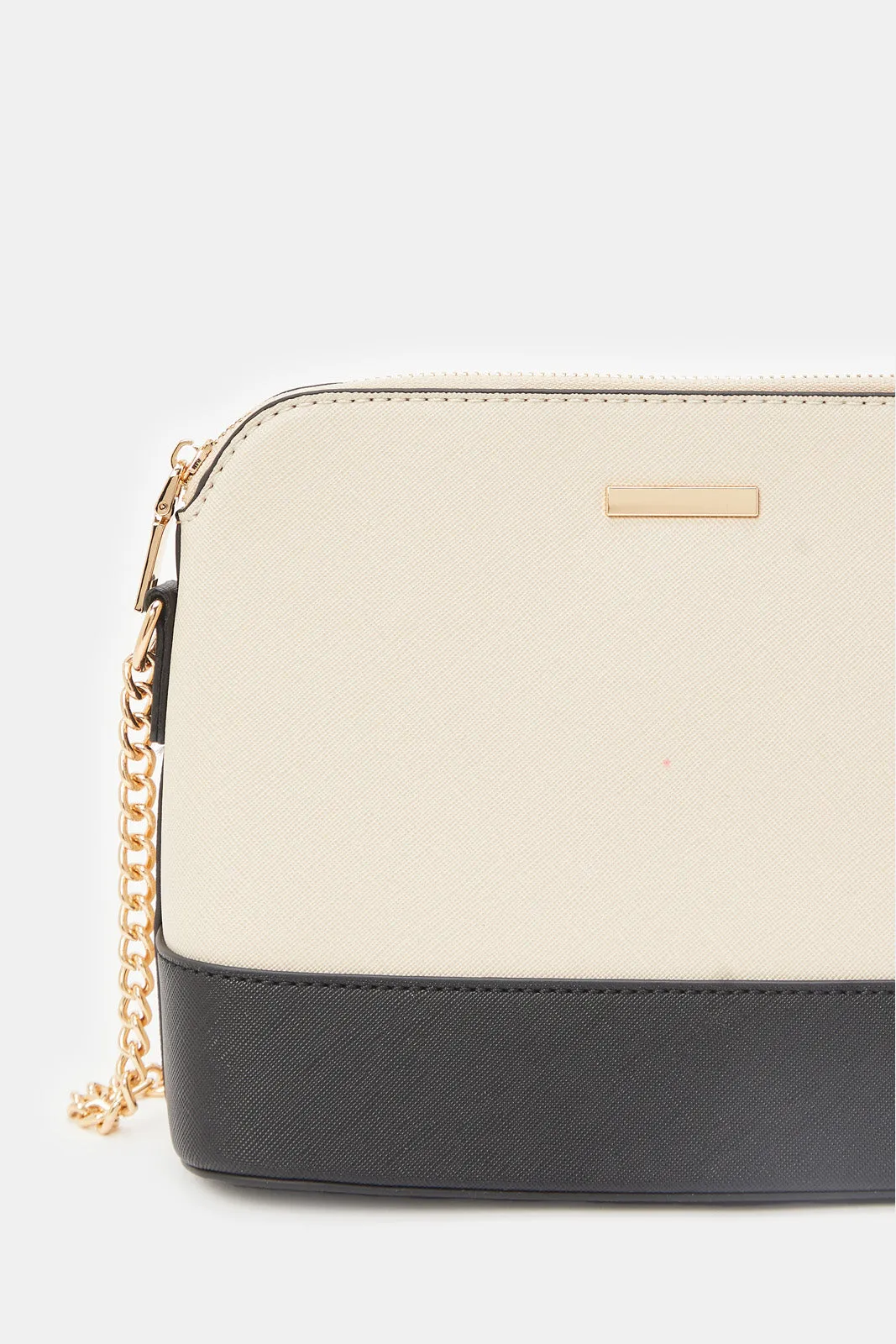 Women Beige Embellished Cross Body Bag