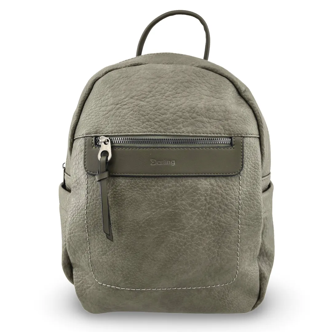 YD-7928 - Vegan Leather Backpack - 8  Colors