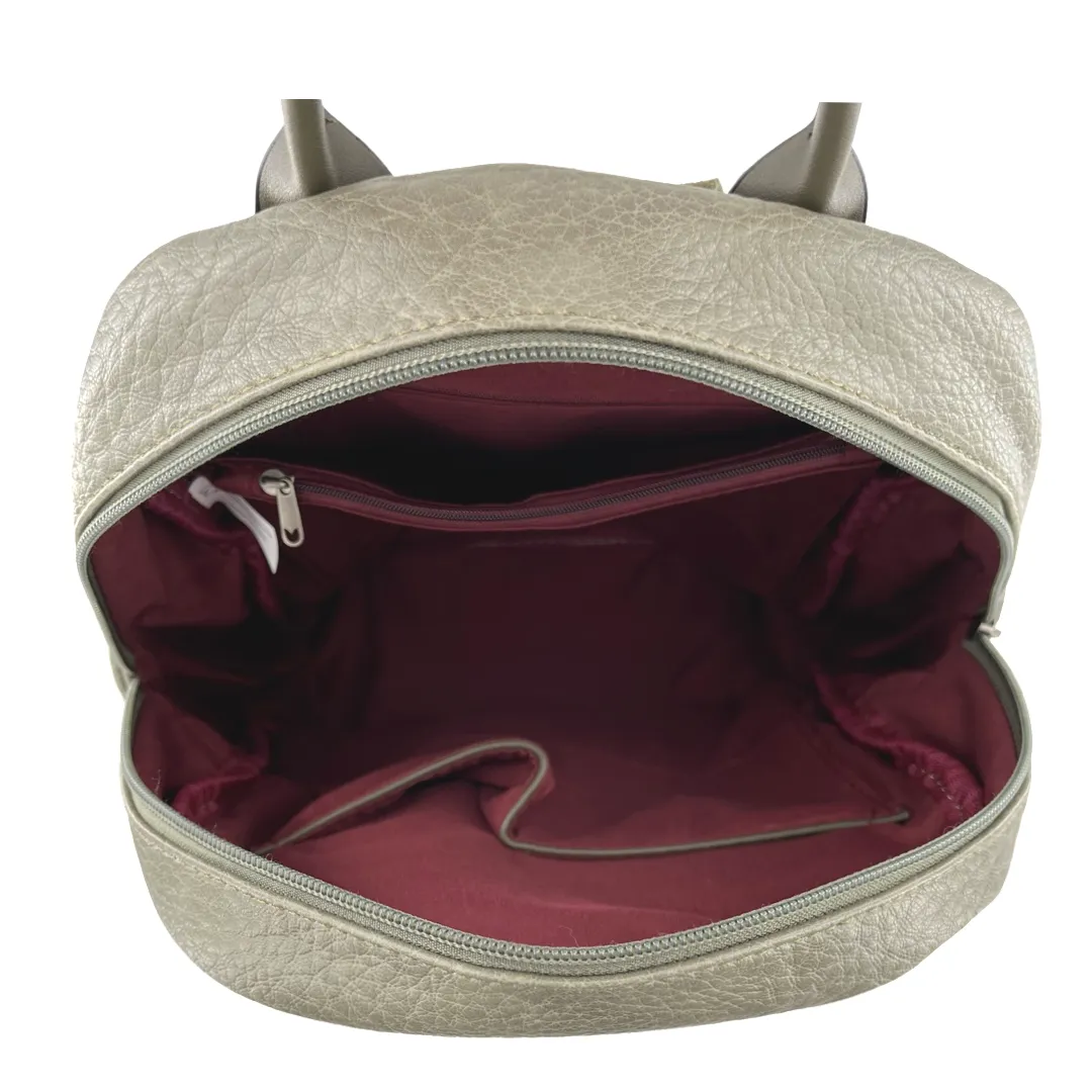YD-7928 - Vegan Leather Backpack - 8  Colors